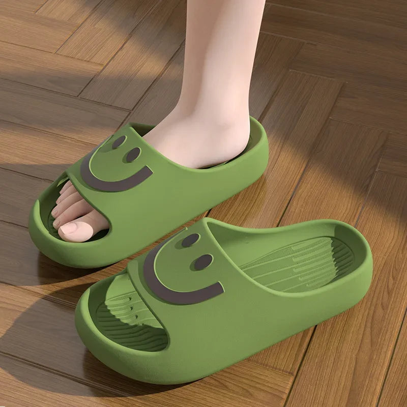 Gorasion Women's Indoor EVA Slipper Lightweight Summer Home Slippers Comfortable Soft Outsole Unisex Pull-on Bathroom Slippers-belleandkai.com