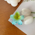 6Pcs Hawaiian Gradient Hair Clips Flower Hair Claws Women Hair Accessories Small Size Fashion Headwear Hairpin Crab Barrette-belleandkai.com