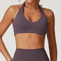 Women Sports Underwear Top Push Up Fitness Halter Yoga Bra Workout Bra Sport Tops For Women Breathable Running Vest Gym Wear-belleandkai.com