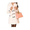 New Autumn Winter Women's Woolen Coat Mid-Length Korean Style Faux Fur Collar Sweater Material Outerwear Fashionable Ladies' Jac-belleandkai.com