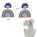 Top Sale Fashion Colourful Dangle Earrings for Women Accessories Stud Earring Y2K Pendientes New In Resin Earings-belleandkai.com