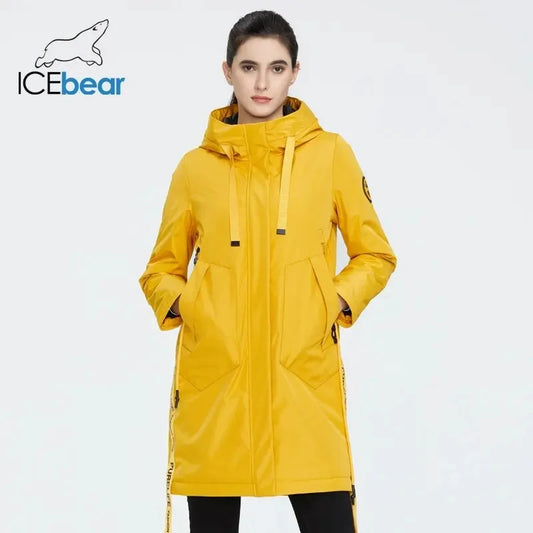 ICEbear 2023 new fall women's coat with a hood casual wear quality fashion autumn parka  brand clothing GWC20035D-belleandkai.com