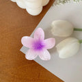 6Pcs Hawaiian Gradient Hair Clips Flower Hair Claws Women Hair Accessories Small Size Fashion Headwear Hairpin Crab Barrette-belleandkai.com