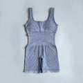 Women's Yoga Jumpsuits Ribbed One Piece Padded Tank Tops Rompers Sleeveless Acid Wash Activewear Unitard Sexy Bodycon-belleandkai.com