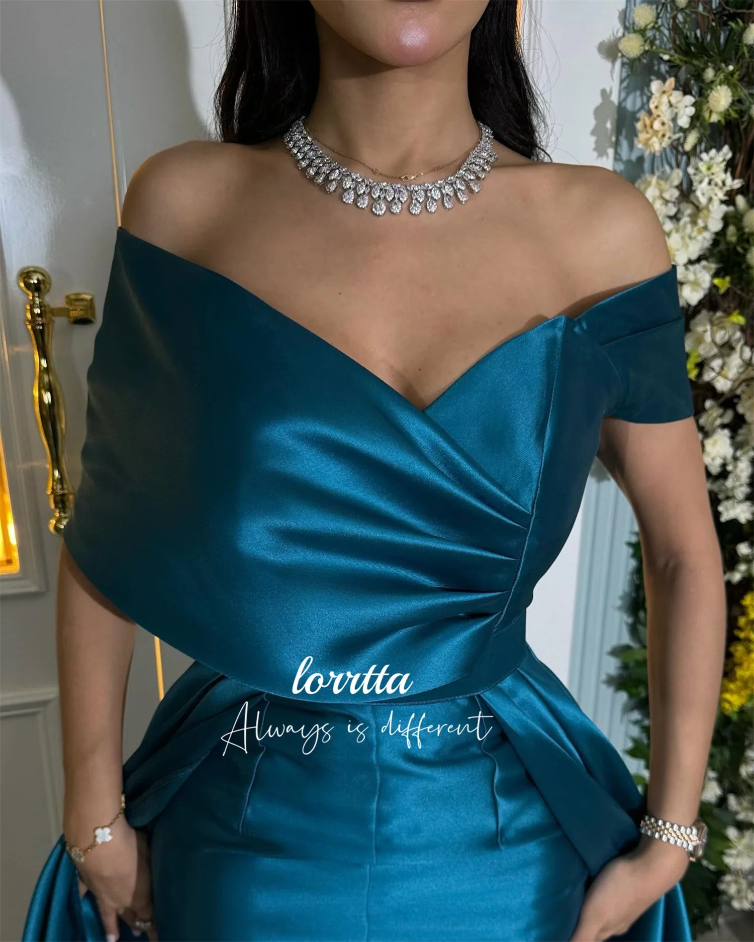 Lorrtta Grace Womens Dresses for Special Occasions Evening Dress Satin Fishtail Cut Luxury Dresses Women 2025 Robe Customized-belleandkai.com