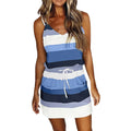 Sleeveless Dress for Women Clothing 2024 Summer Vacation Pullover Beach Sundress Female Korean Fashion Slim Sexy Short Dresse M-belleandkai.com