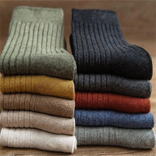 5-20 Pairs Women's Mid Calf Socks Women Korean Style Solid Color Cotton Slouch Socks for Jk School Uniform Spring Autumn Fashion-belleandkai.com