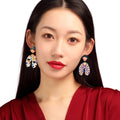 Top Sale Fashion Colourful Dangle Earrings for Women Accessories Stud Earring Y2K Pendientes New In Resin Earings-belleandkai.com