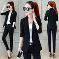 Fashionable Short Women's Blazer Jacket Thin Stylish Spring 2024 New Arrival Polyester Fiber High End Formal Top Trendy-belleandkai.com