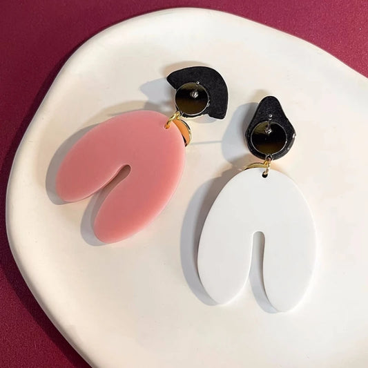 Top Sale Fashion Colourful Dangle Earrings for Women Accessories Stud Earring Y2K Pendientes New In Resin Earings-belleandkai.com