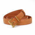 New Luxury Double Genuine Leather Belt for Women Jeans Casual Dress Square Alloy Buckle Ladies Trendy Belts Fashion Waistband-belleandkai.com