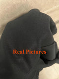 2024 Autumn Winter Women Vintage Coffee Blue Mid-Long Coat Jackets Female Concise Korean Style Loose Outside Thermal Woolen Coat-belleandkai.com
