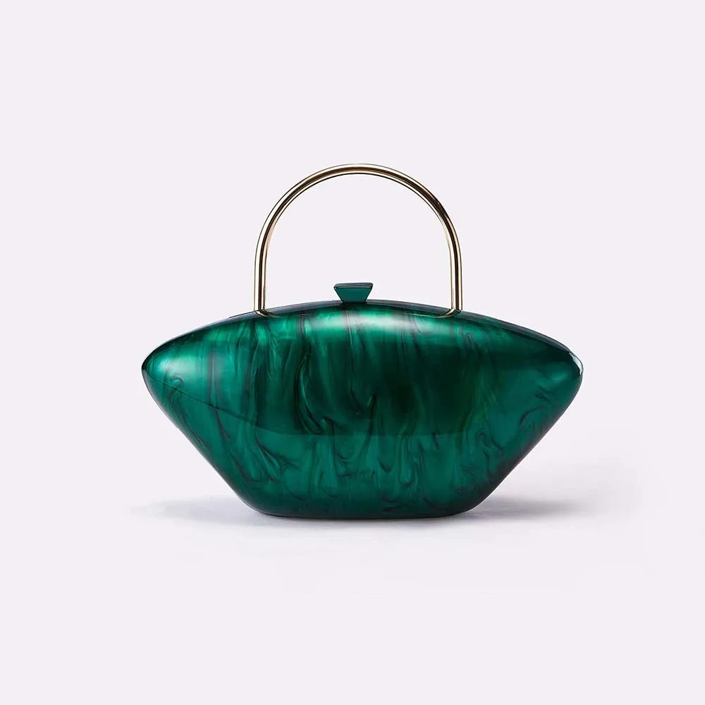 Acrylic women's elegant banquet bag, fashionable, compact and exquisite handbag, wedding evening dress bag, diagonal cross bag-belleandkai.com