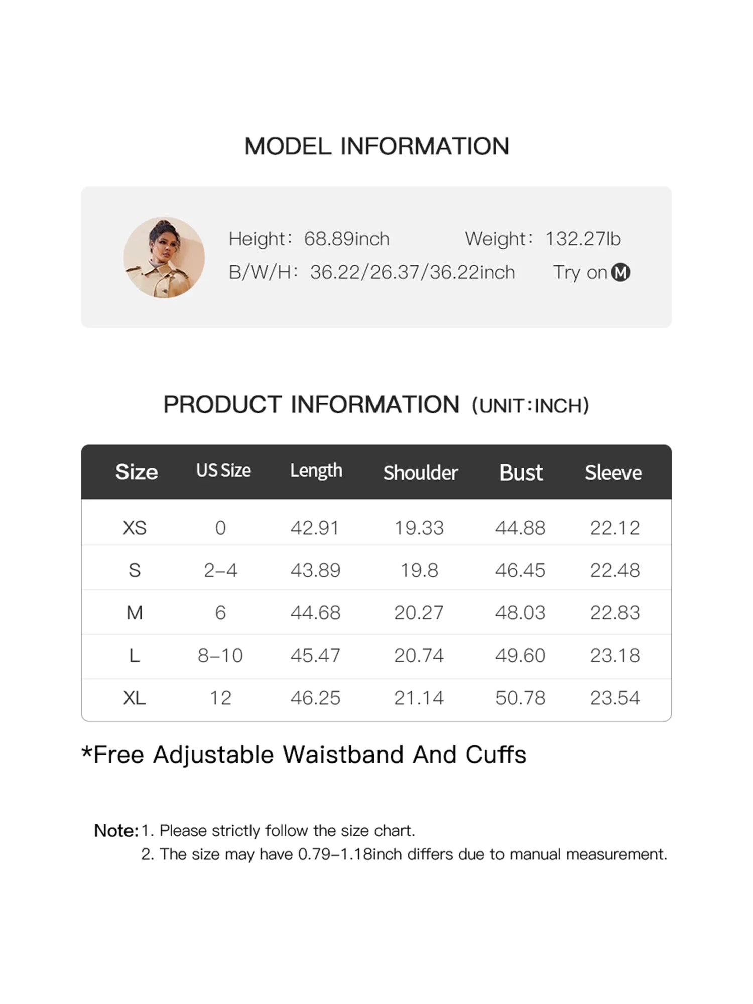 FSLE Women Trench Khaki Autumn Long Trench Coats Turn Down Collar Full Sleeve 100% Cotton Women Oversized Trench 24FS11325-belleandkai.com