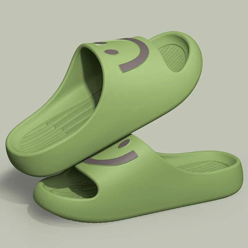 Gorasion Women's Indoor EVA Slipper Lightweight Summer Home Slippers Comfortable Soft Outsole Unisex Pull-on Bathroom Slippers-belleandkai.com