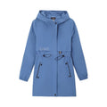 Hooded Coat Jacket for Middle-Aged Mothers Loose Elastic Waist Spring Autumn Zipper Open Cardigan Style Women's Clothing-belleandkai.com