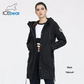 ICEbear 2023 new fall women's coat with a hood casual wear quality fashion autumn parka  brand clothing GWC20035D-belleandkai.com