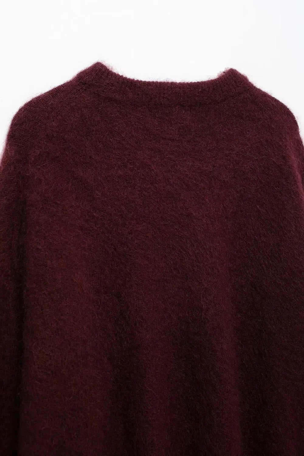 Vintage O-neck Sweater For Women Casual Long Sleeved Loose Knitwear Pullover 2024 New Winter Female High Streetwear Jumper Tops-belleandkai.com
