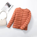 2023 New Arrivals Autumn Winter Warm Women White Duck Down Slim Jackets Female Fashion Ultra Lightweight Packable Puffer Coats-belleandkai.com