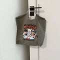 1 PC Fashion Japanese Harajuku Style Nylon Waterproof Handbag Embroidered Shopping Bag Hand-held Women's Shoulder Bag All-match-belleandkai.com