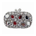 Alizekerr Glass Crystal Evening Bags Women 2025 Luxury Designer Gorgeous Sparkling Rhinestone Clutch Purses Bridal Wedding Party-belleandkai.com
