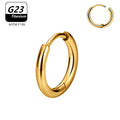 1/10pcs G23 Titanium Hoop Earring For Women Piercing Nose Ring ASTM F136 Body Jewelry Accessories Wholesale 2024 New-belleandkai.com