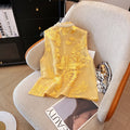 Vintage Vest Shirt New Chinese Style Embroidered Stand Collar Organza Vest Spring and Summer Temperament Women's Clothing-belleandkai.com