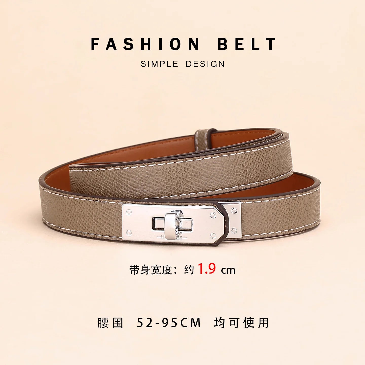 Adjustable Plutonium Leather Ladies Dress Accessories Slim Belts Thin Women Belt Belts Alloy Buckle Fashion Female Waist-belleandkai.com