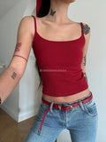 Momoluna Women Buckled Leather Belt Black 2 Cm Belt-belleandkai.com