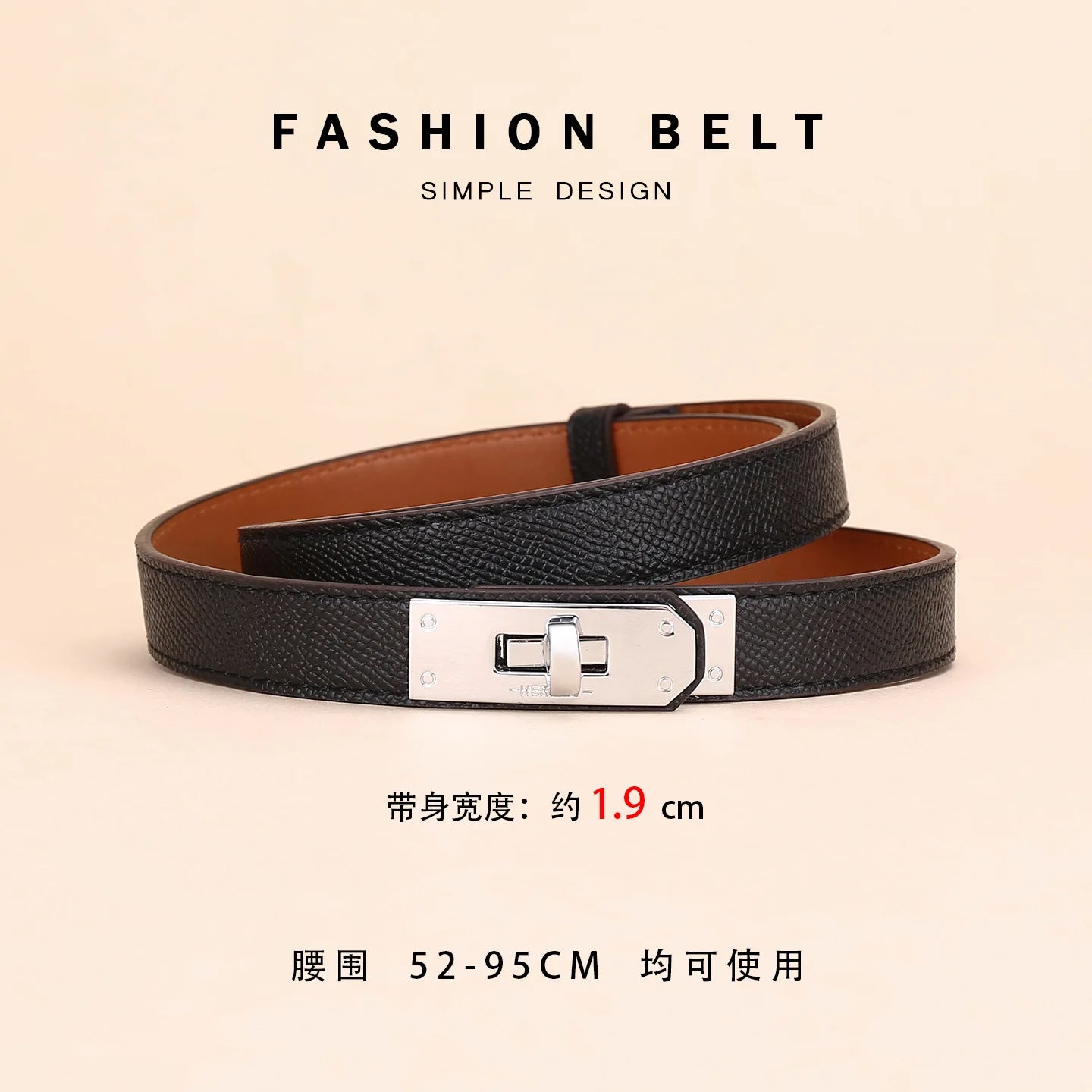 Adjustable Plutonium Leather Ladies Dress Accessories Slim Belts Thin Women Belt Belts Alloy Buckle Fashion Female Waist-belleandkai.com