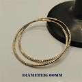 Somilia -925 Sterling Silver Round Earrings for Women Large Circle Piercing Rose Gold Hoop Earring Dropship Suppliers With Gife-belleandkai.com