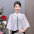 Cloak Summer Capes Ponchos Coats Fashion Clothes Women Clothing Tops Streetwear Party Vintage Casual Elegant Outerwear-belleandkai.com
