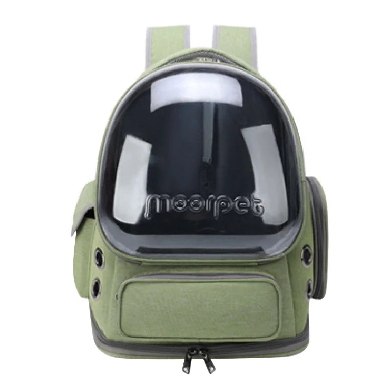 Transparent Pet Cat Carrier Bag Outdoor Travel Backpack for Cats Small Dogs Breathable Cat Carrying Bag Pet Supplies-belleandkai.com