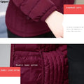 2025 New Women's Parkas lady Winter Thickened Slim Warm Jackets Female Hooded Parkas Women Cotton Padded Jacket Ultralight Coat-belleandkai.com