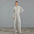 BC818 100% cashmere women's trousers high quality luxury brand women's clothing-belleandkai.com