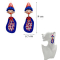 Top Sale Fashion Colourful Dangle Earrings for Women Accessories Stud Earring Y2K Pendientes New In Resin Earings-belleandkai.com
