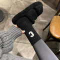 5 Pairs/Lot Socks Women's Cotton Print Short Ankle Set White Sports Cycling Running Compression Summer Breathable-belleandkai.com