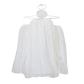WhereMery Off Shoulder Elegant Mesh Backless Appliques Halter A-line Solid Mini Dress Y2K Summer Casual Party New Women Vestidos-belleandkai.com