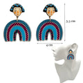 Top Sale Fashion Colourful Dangle Earrings for Women Accessories Stud Earring Y2K Pendientes New In Resin Earings-belleandkai.com