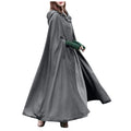 Winter Cloak Hooded Trench Coat Women Gothic Cape Women Trench Coat Open Front Cardigan Jacket Coat Cape Cloak Poncho Plus-belleandkai.com