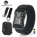 VATLTY New Tactical Outdoor Belt for Men and Women Aluminum Alloy Buckle Quick Release Elastic Belt Casual Belt Jeans Waistband-belleandkai.com